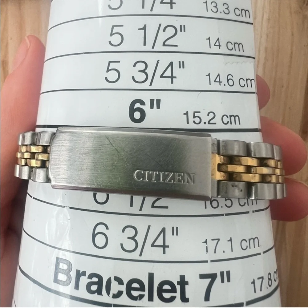 Citizen ladies two toned presidential style watch NEW BATTERY